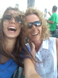 clare and me laughing